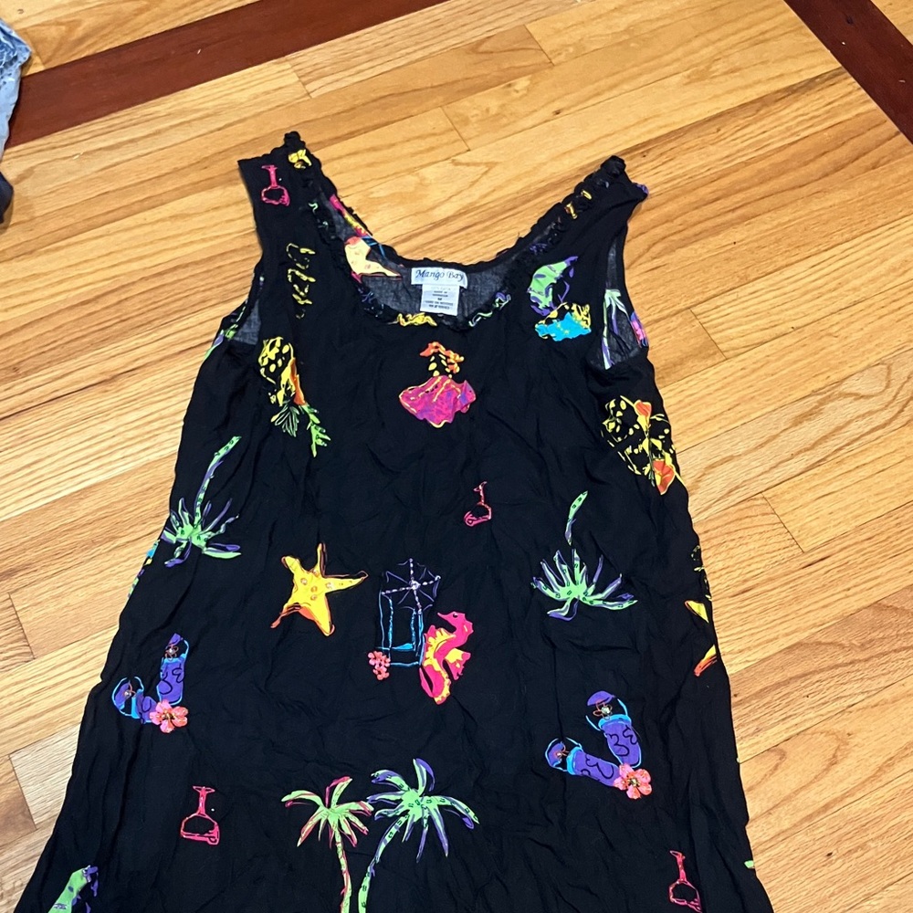 Colorful Patterned Midi Dress
